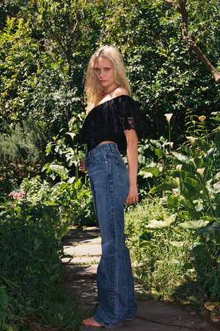 BEL AIR — BOOTCUT [BLUE VELVET]