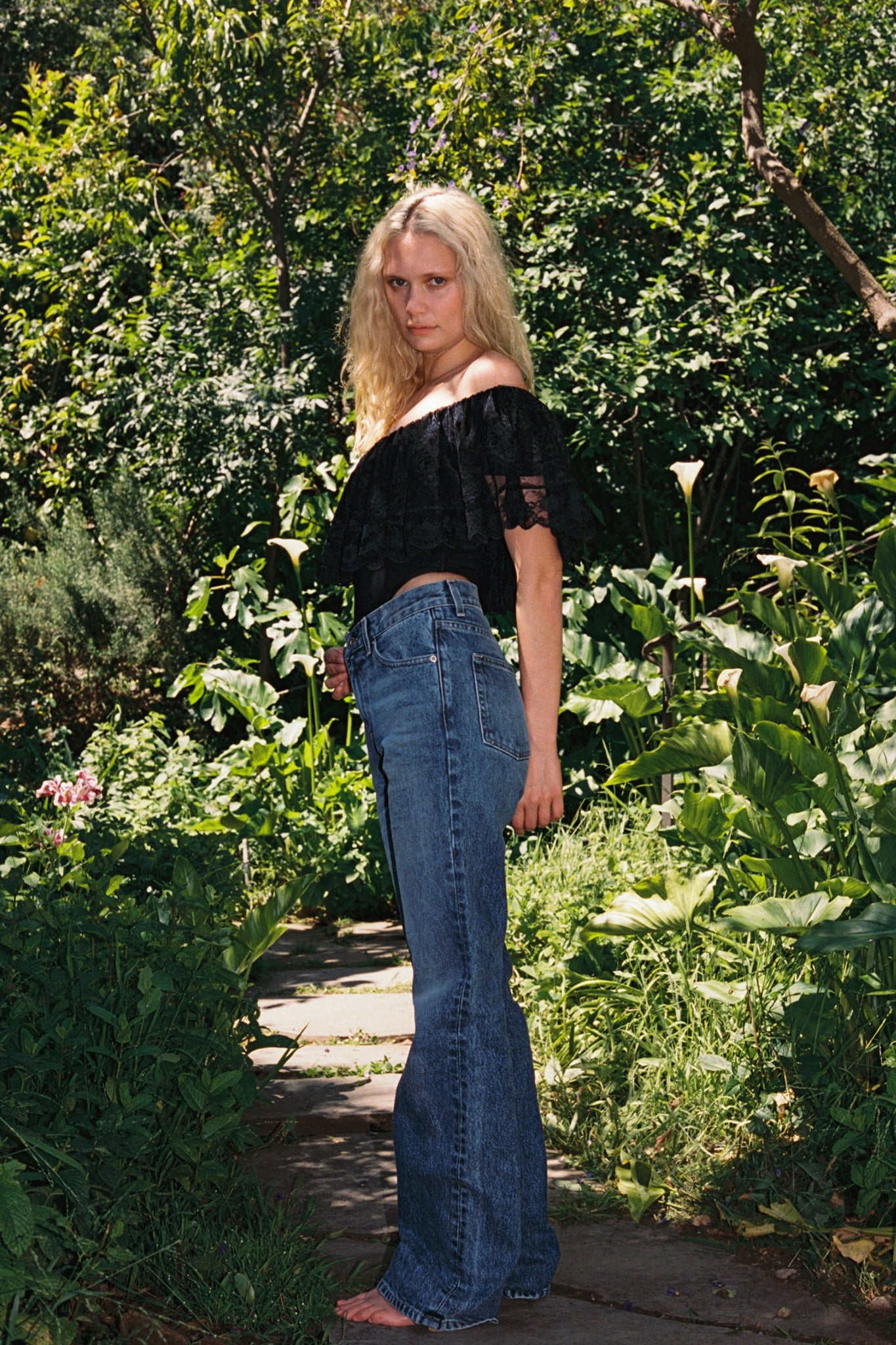 BEL AIR — BOOTCUT [BLUE VELVET]