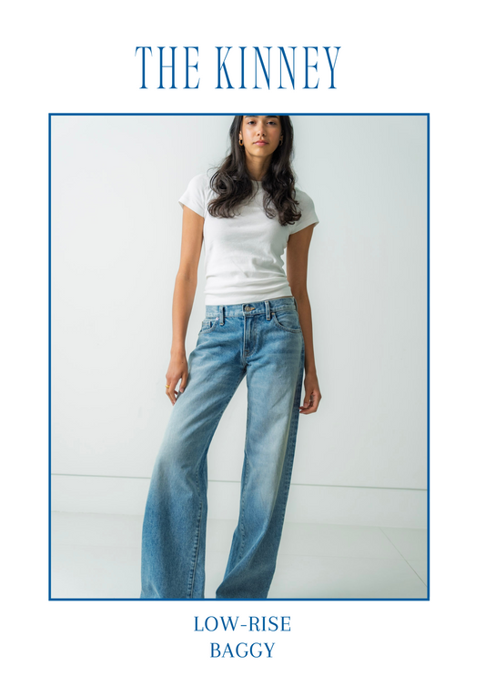 KINNEY — LOW RISE BAGGY [LIGHT WASH]