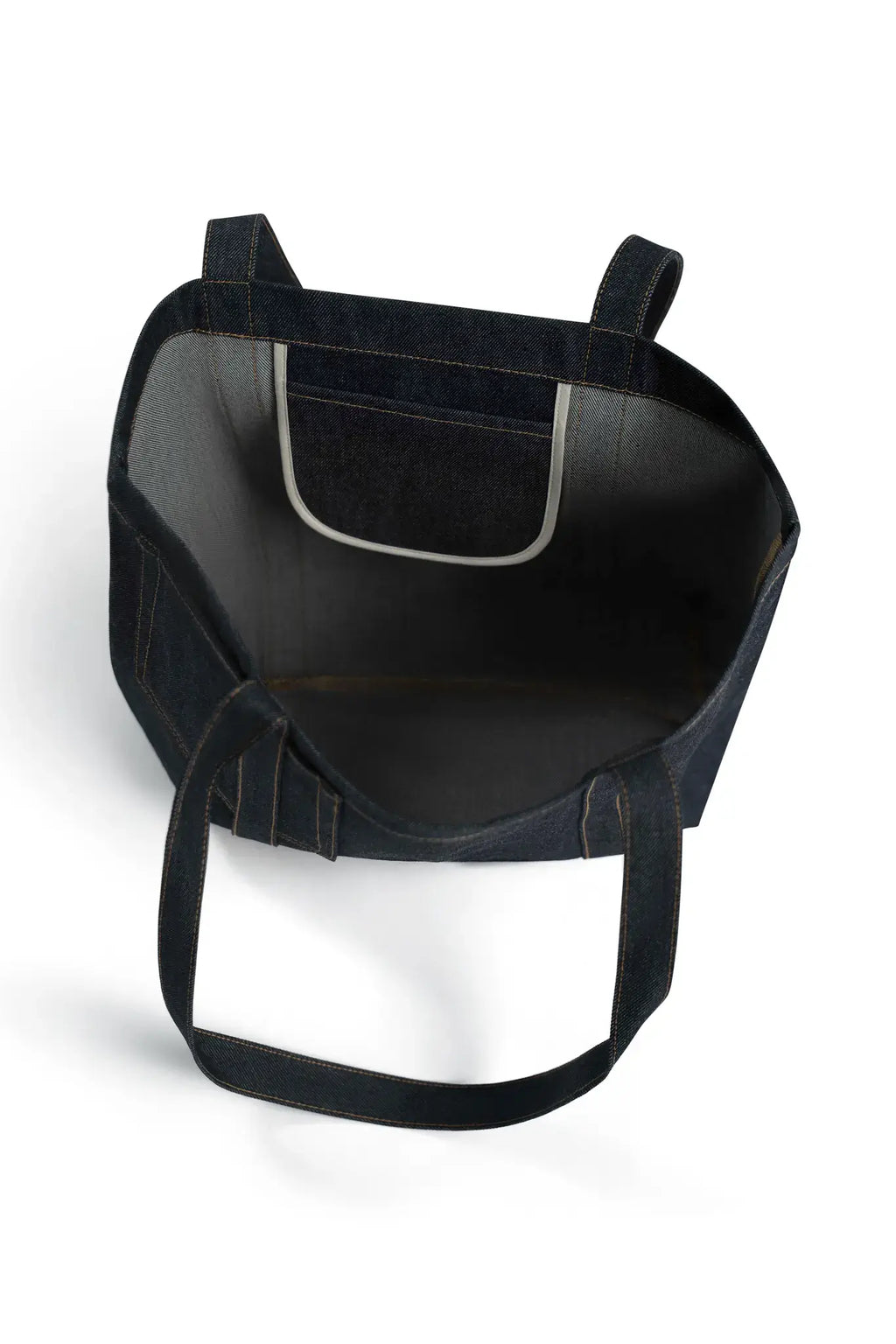 Black leather seat cover with straps on a white background